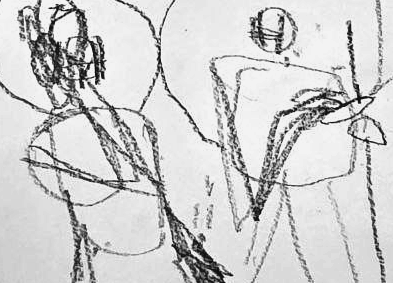 Графический эскиз / Drawing study 737