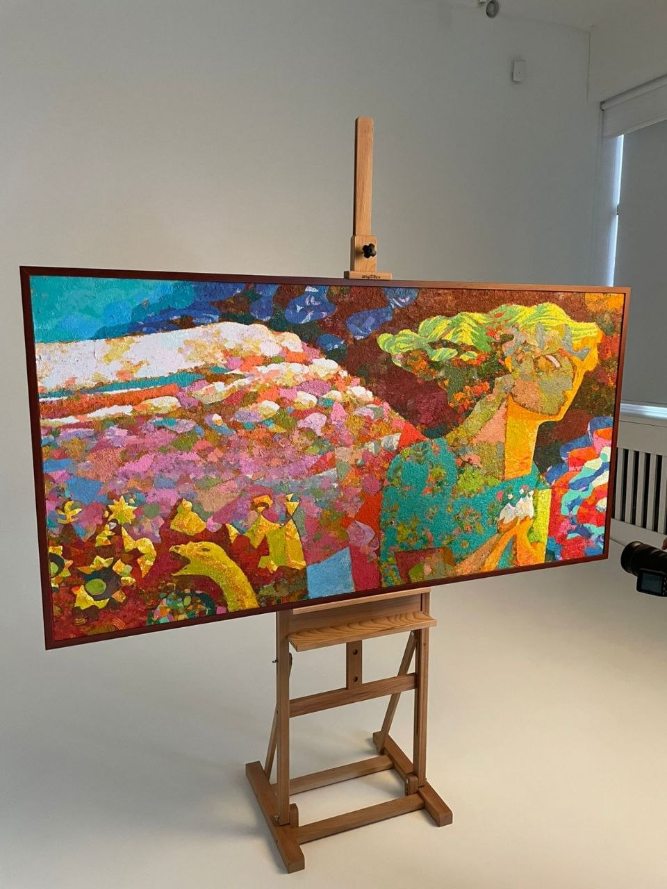 Картина во время съёмки / Painting during a photo session