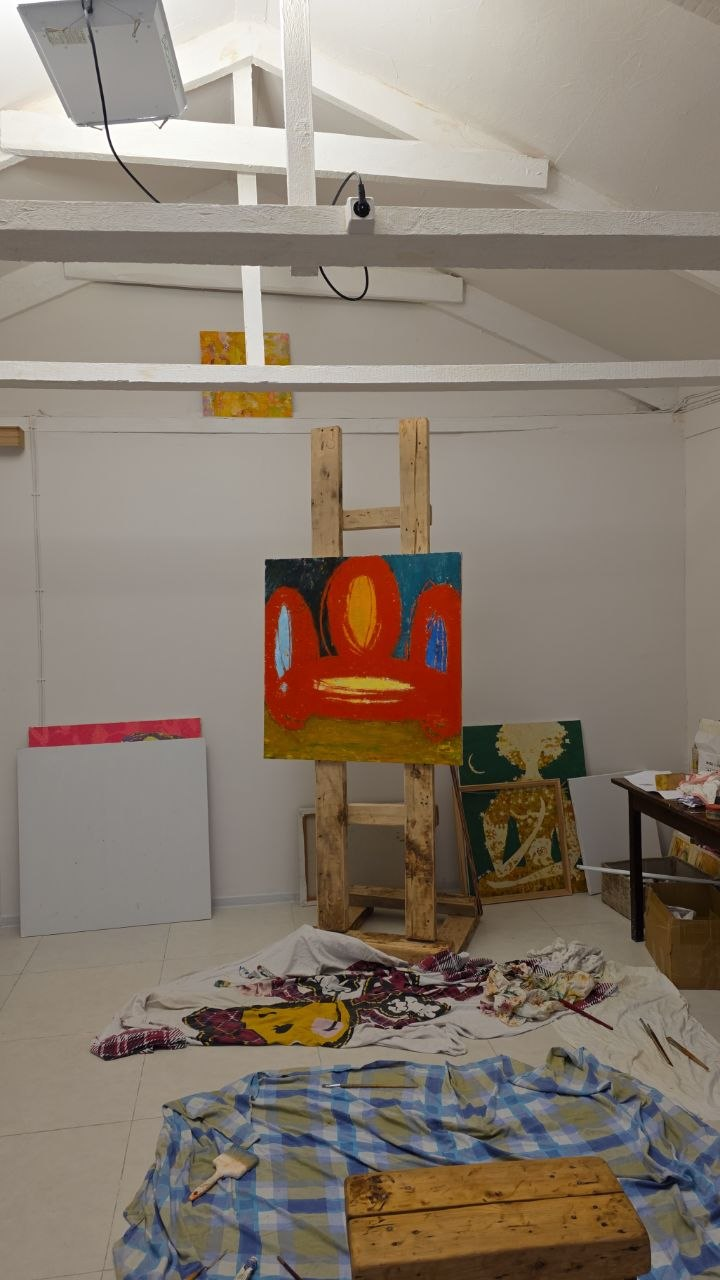 Рабочее пространство мастерской / Studio workspace